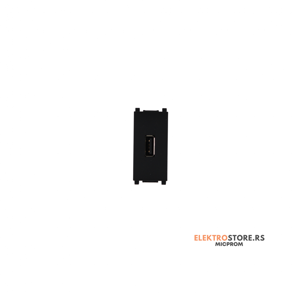 74289.E1 USB UTIČNICA EXPERIENCE CRNA ALING CONEL